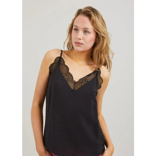 Coster Copenhagen Top met kant luna Zwarte top met kant Luna  large