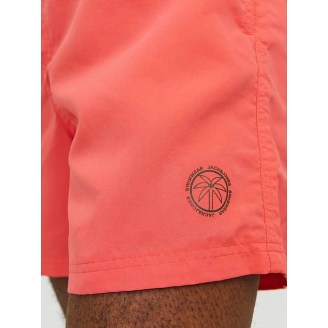 Jack & Jones Heren zwemshorts jpstfiji effen hot coral 12225961-Hot Coral large