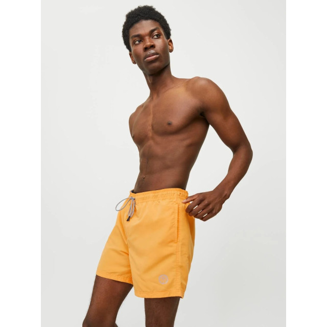 Jack & Jones Heren zwemshorts jpstfiji effen 12225961-Oranje large