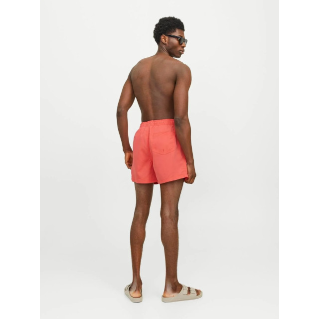 Jack & Jones Heren zwemshorts jpstfiji effen hot coral 12225961-Hot Coral large