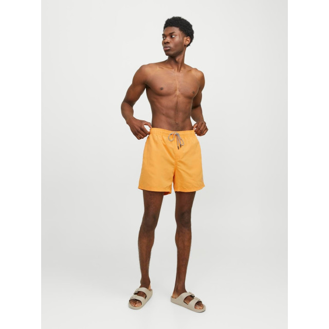 Jack & Jones Heren zwemshorts jpstfiji effen 12225961-Oranje large