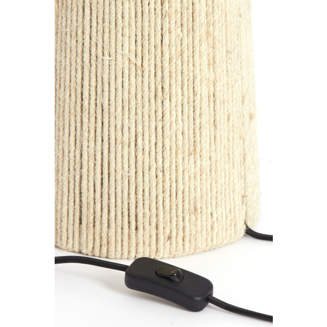 Light & Living tafellamp Ø31,5x51 cm pitino jute crème 2883079 large