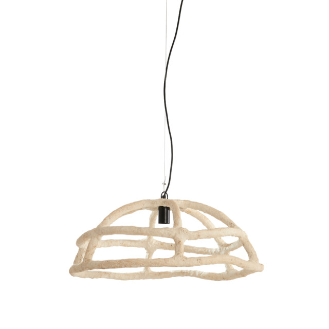 Light & Living hanglamp Ø70x38 cm porila crème 2883728 large