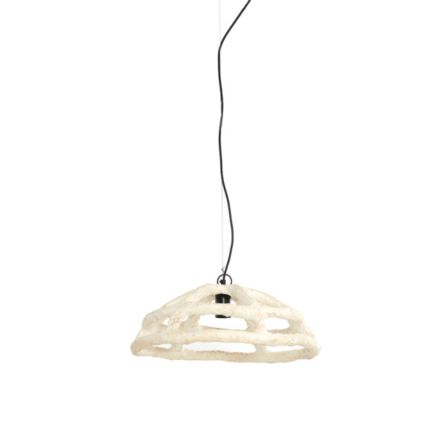 Light & Living hanglamp Ø52x24 cm porila crème 2882911 large