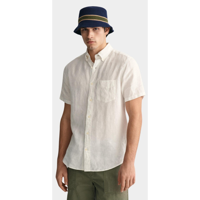 Gant Casual hemd korte mouw linen ss shirt 3240103/110 181314 large