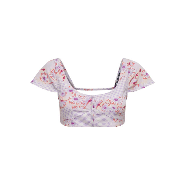 Only Onlmadeline s/s open back crop top 15299498 large