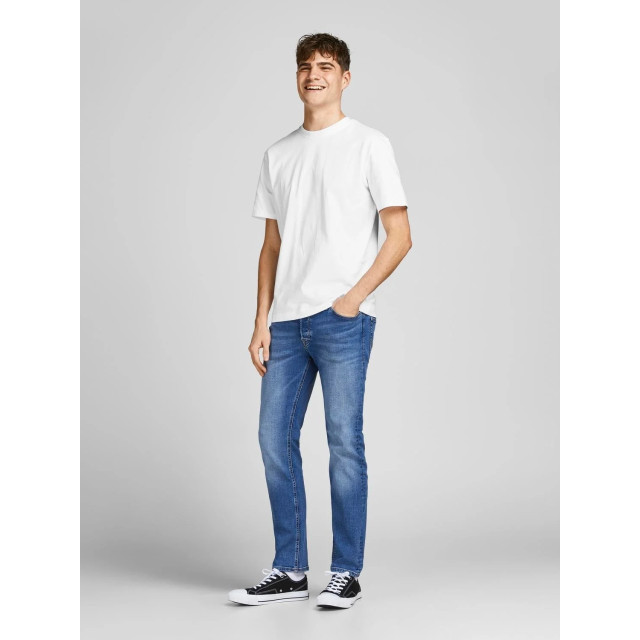 Jack & Jones Heren t-shirt jjerelaxed ronde hals effen 12190467-Wit large