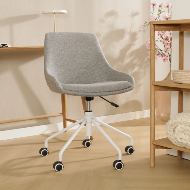 Nolon Nout-isa bureaustoel warm wit onderstel 2905512 large