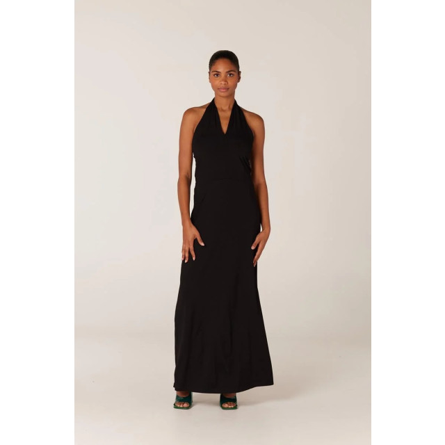 Jansen Amsterdam Fosco v546 jersey solid long dress black v546 large