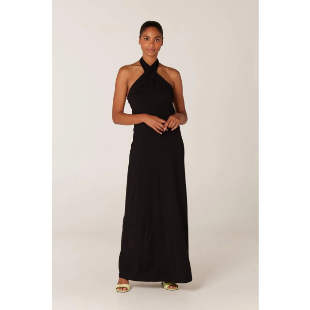 Jansen Amsterdam Fosco v546 jersey solid long dress black v546 large