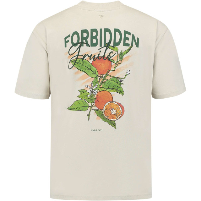 Pure Path Forbidden fruits t-shirt sand 24020105-46 large