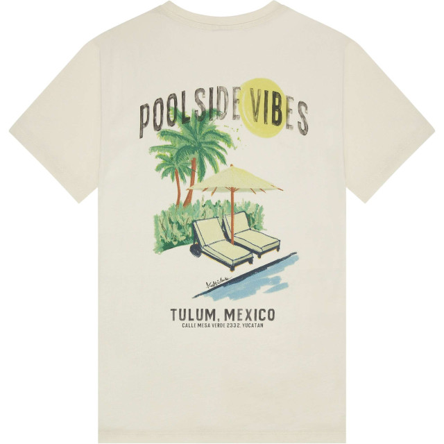 Kultivate T-shirt poolside egret 2401020210-226 large