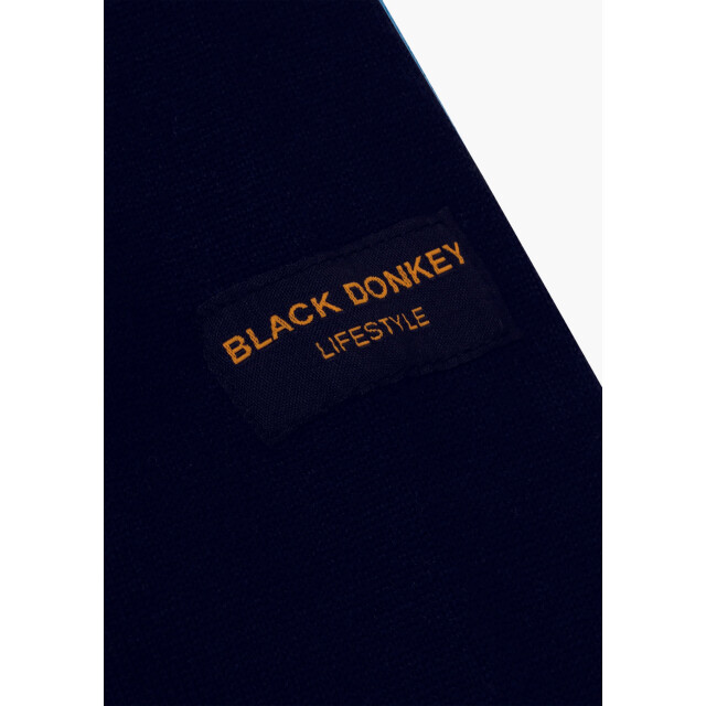 Black Donkey Luxury zip sweater i black CH4-MCLZW24-BL large