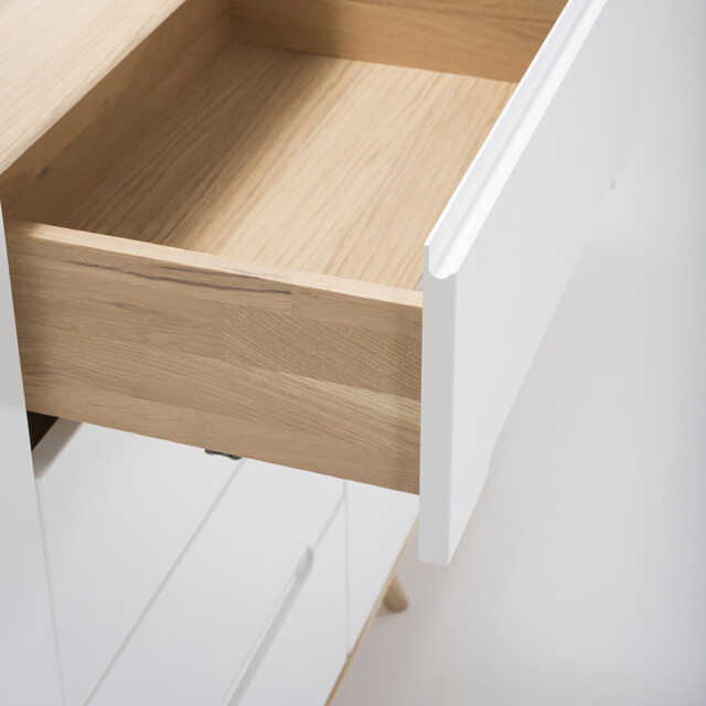 Gazzda Ena dresser 180 houten ladekast whitewash 180 x 110 cm 2041988 large