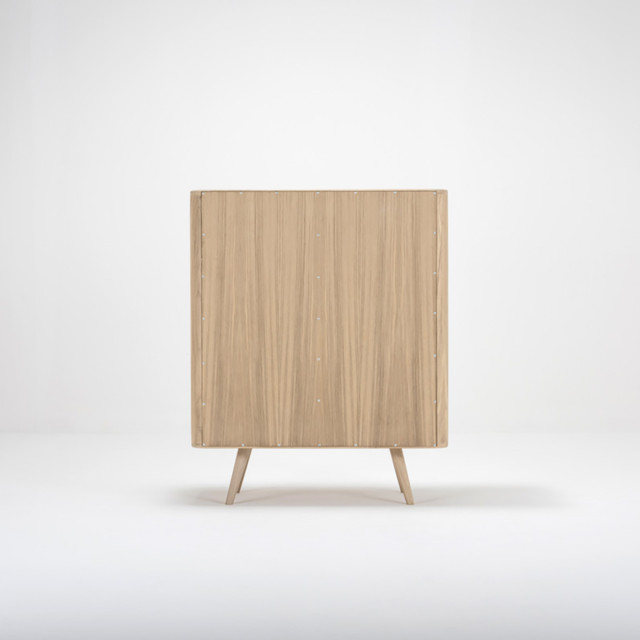 Gazzda Ena cabinet houten opbergkast whitewash 90 x 110 cm 2041991 large