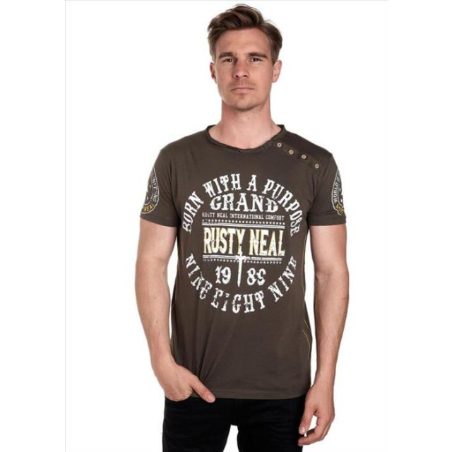 Rusty Neal heren t-shirt 15216 9766-15216 large