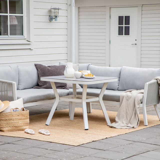 Nest Outdoor Elly 2 delige tuin loungeset licht met zitkussens 2617998 large