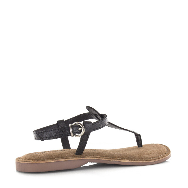 Lazamani T-strap leren teensandalen platte sandalen dames LA75618 large