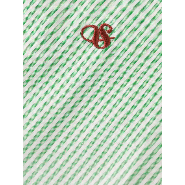 Scotch & Soda Essential oxford stripe seafoam / white stri 175696-7015 large