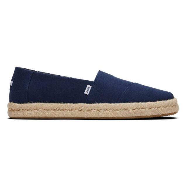 Toms Alpargata rope 2.0 10019870 navy recycled cotton slubby woven 10019870 large