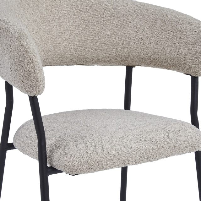 Multifurn 2x eetkamerstoel ava bouclé (set van 2) 2878685 large