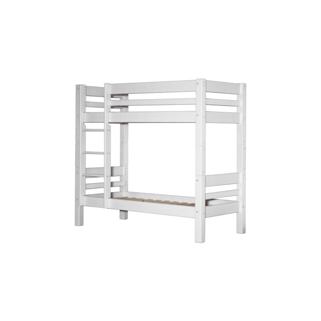Mojo Stapelbed rechte ladder white 90 x 200 cm inclusief montage 2386906 large