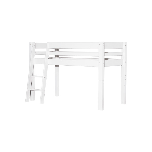 Mojo Hoogslaper schuine ladder white 70 x 160 cm exclusief montage 2386927 large