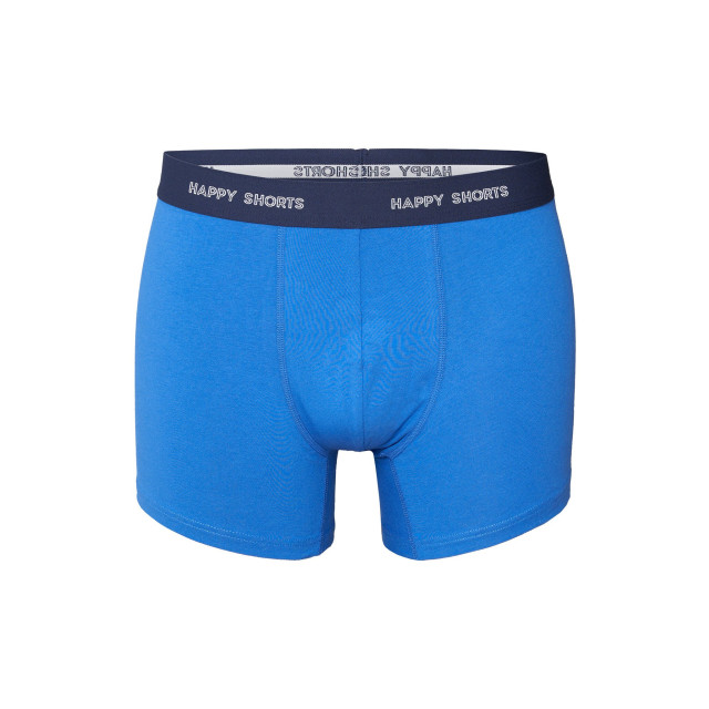 Happy Shorts Heren boxershorts trunks effen blauw/grijs 3-pack HS-1059 large