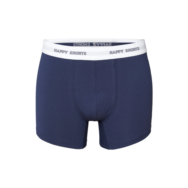 Happy Shorts Heren boxershorts trunks effen blauw/grijs 3-pack HS-1059 large