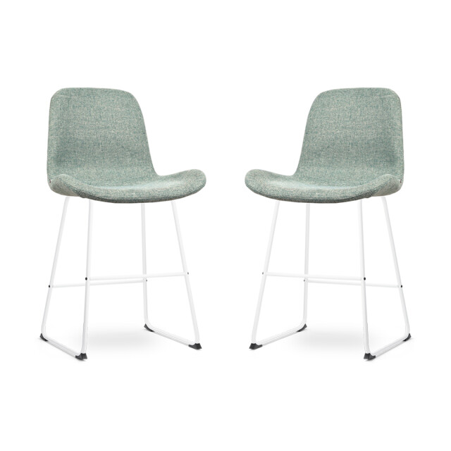 Nolon Nino-fé barkruk zacht wit onderstel 65 cm set van 2 2848503 large