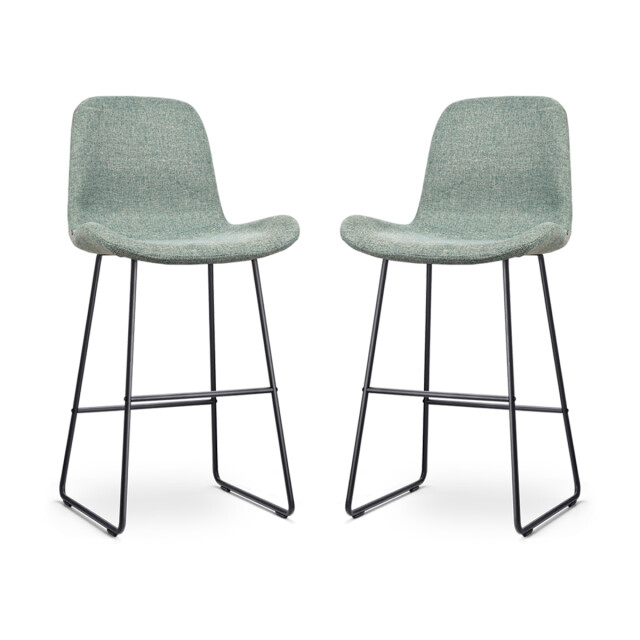 Nolon Nino-fé barkruk zacht zwart onderstel 75 cm set van 2 2848499 large
