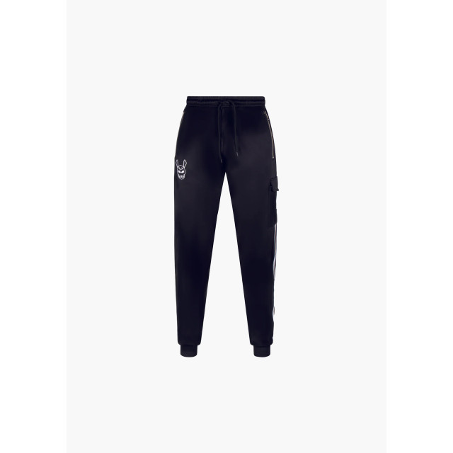 Black Donkey Zip trackpants i black/white CH2-MC23ZTP-BL large