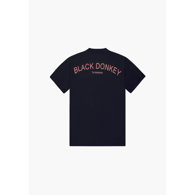 Black Donkey Zeus t-shirt i black/pink CH3-MC23KT-BL large