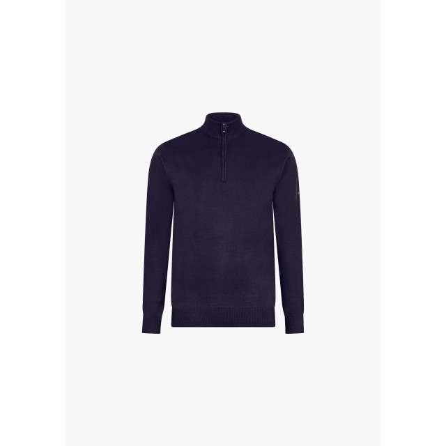 Black Donkey Luxury zip sweater i black CH4-MCLZW24-BL large