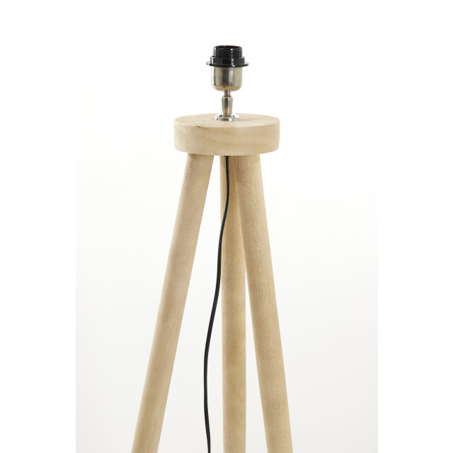 Light & Living vloerlamp driepoot 52x52x122 cm ilias hout mat naturel 2882878 large
