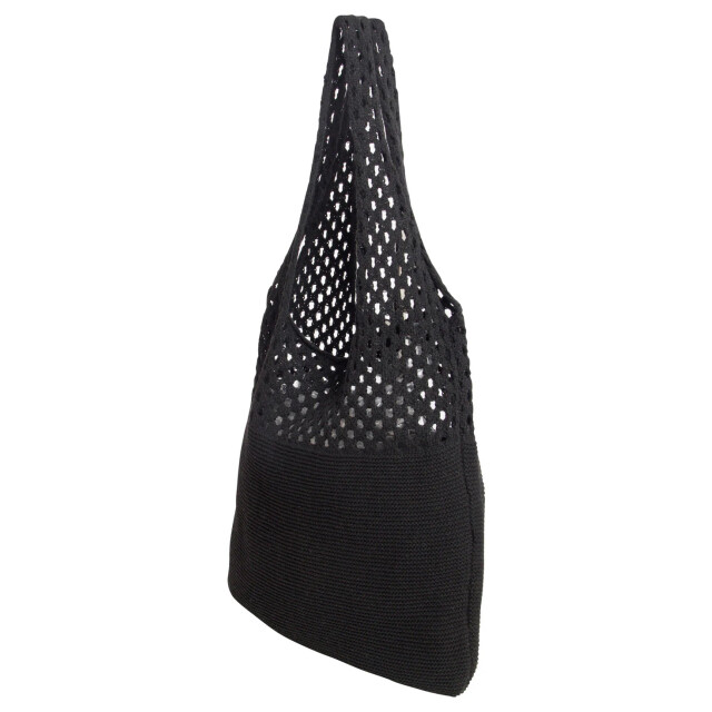 Smashed Lemon 56002 dames zwart schouder gehaakte tas 56002-999-OS large