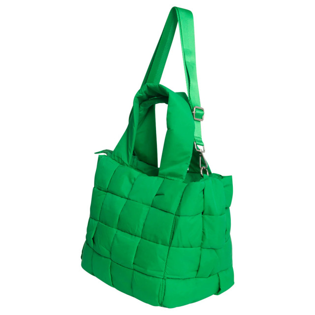 Smashed Lemon 56033 grote shopper schoudertas groen met gewatteerde 56033-530-OS large