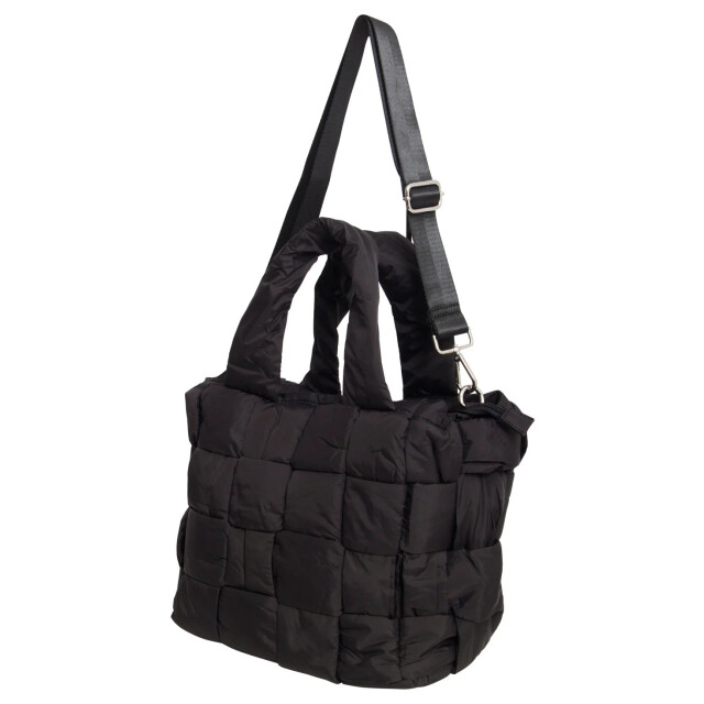 Smashed Lemon 56033 grote shopper schoudertas met gewatteerde 56033-999-OS large