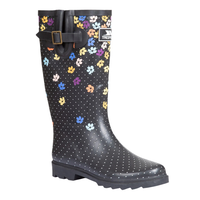 Trespass Dames samira bedrukte wellingtonlaarzen UTTP5562_black large