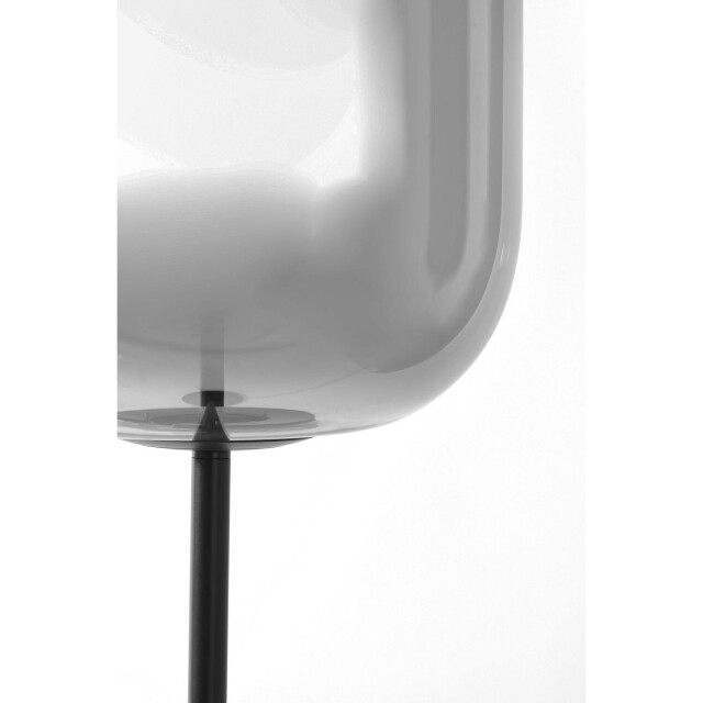 Light & Living vloerlamp Ø35x160 cm julia glas smoke+zwart 2883723 large