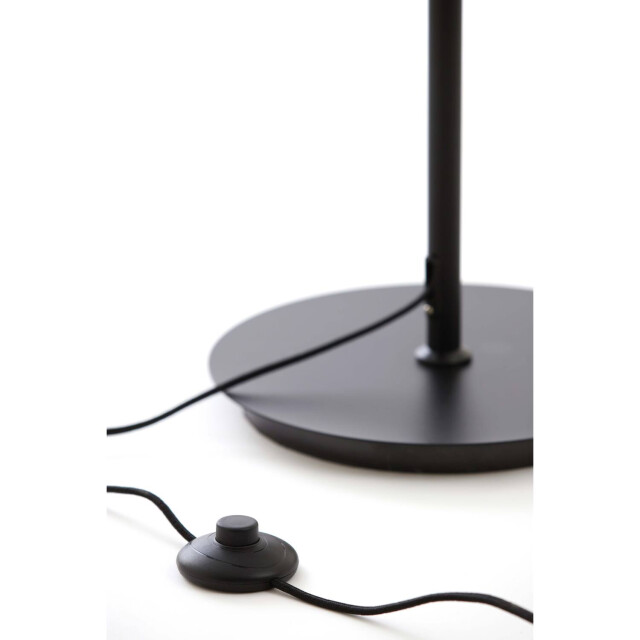 Light & Living vloerlamp Ø35x160 cm julia glas smoke+zwart 2883723 large