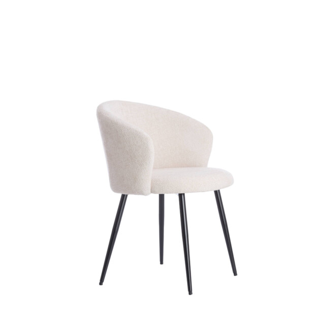 Light & Living eetkamerstoel 58x58x78 cm radaja crème+zwart 2883127 large