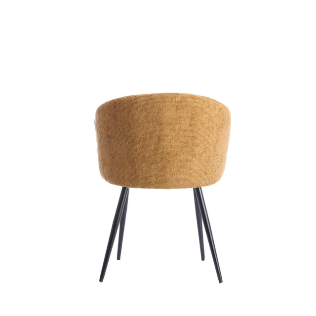 Light & Living eetkamerstoel 58x58x78 cm radaja oker+zwart 2883124 large