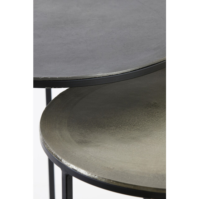 Light & Living bijzettafel talca Ø49x50.5cm - set van 2 2910263 large