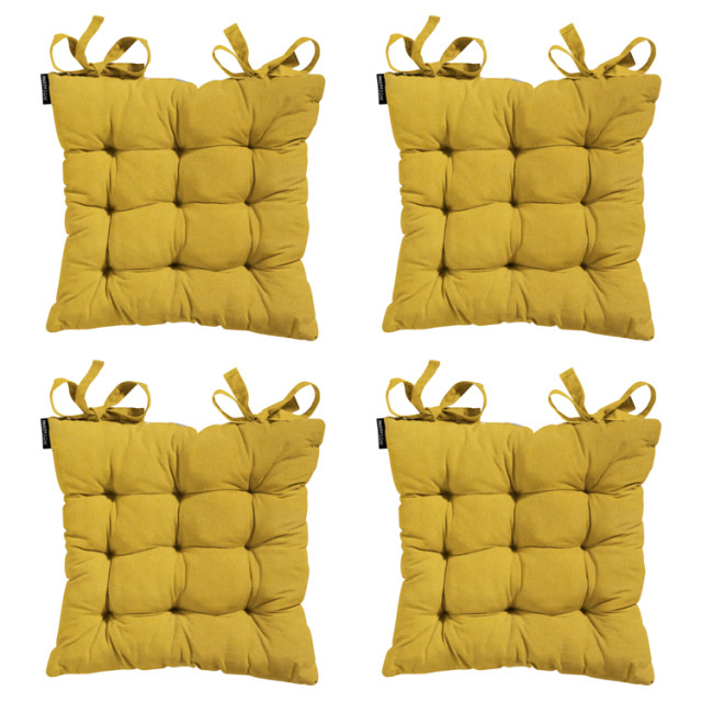 Madison zitkussen panama yellow 46x46cm 4 stuks 2911230 large