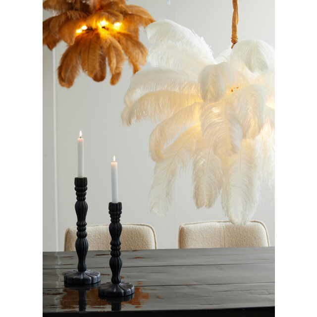 Light & Living hanglamp feather Ø80x80cm - 2910491 large