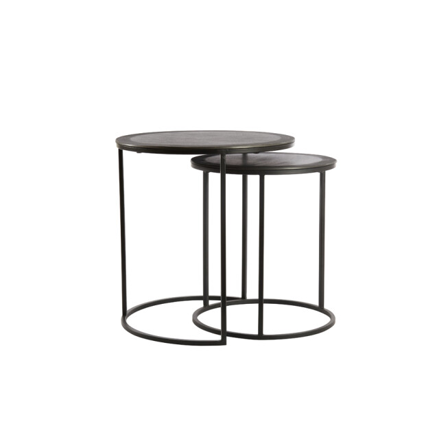 Light & Living bijzettafel talca Ø49x50.5cm - set van 2 2909254 large