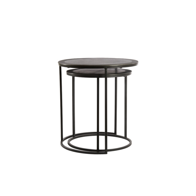 Light & Living bijzettafel talca Ø49x50.5cm - set van 2 2909254 large
