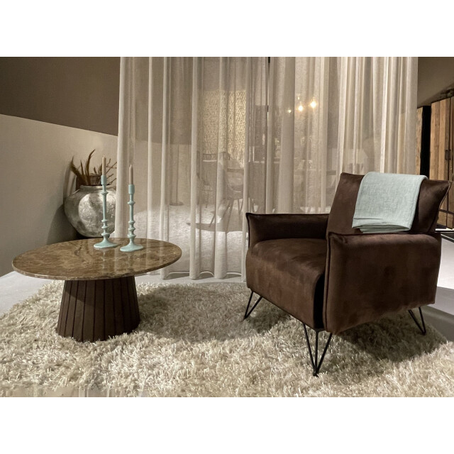 Livingfurn fauteuils noah torre 5 stof / gecoat staal 2658002 large