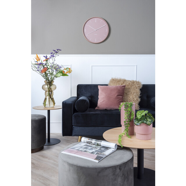 Karlsson wandklok numbers & lines zacht- Ø40cm 2843717 large